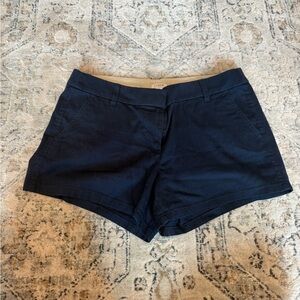 J. Crew Navy Cotton Chino Bermuda Shorts